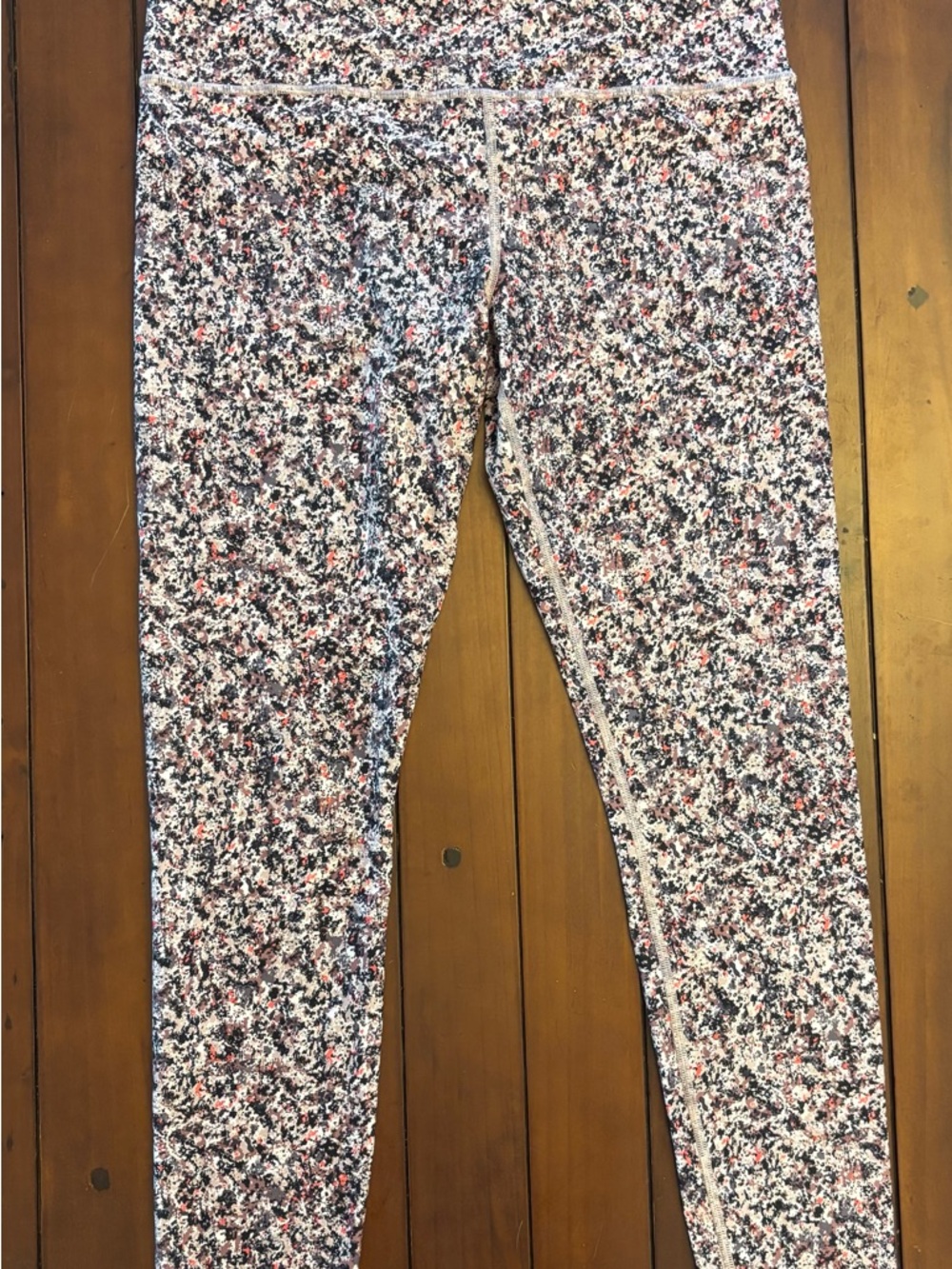 Women's Athleta Elation 7/8 High-Waist Tights/Leggings - Pink/Black/White Tall